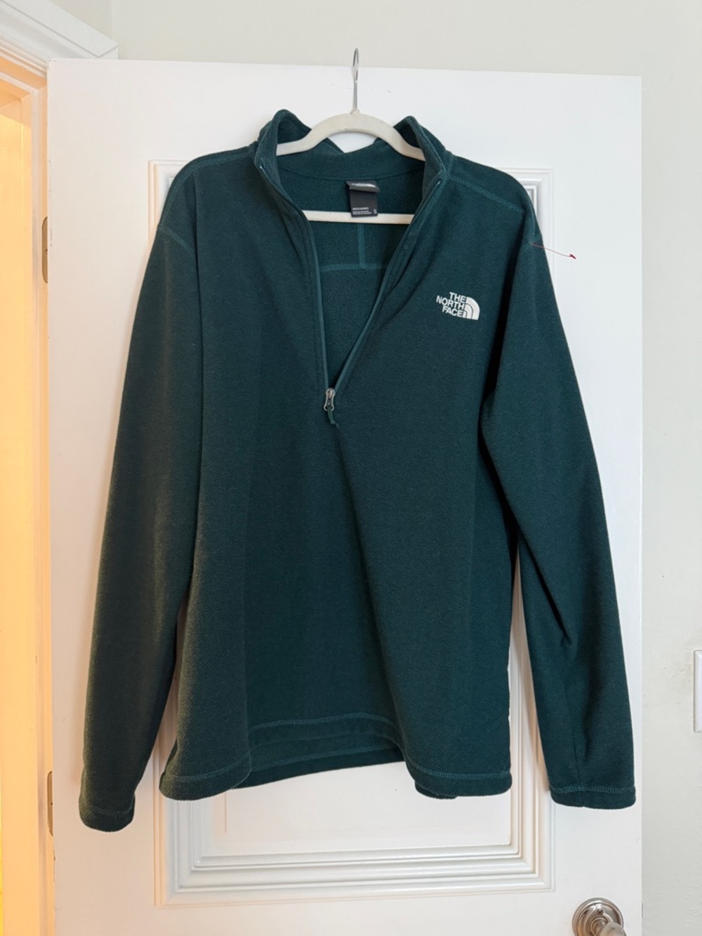 The North Face Men’s Half-Zip Fleece Pullover - Forest Green